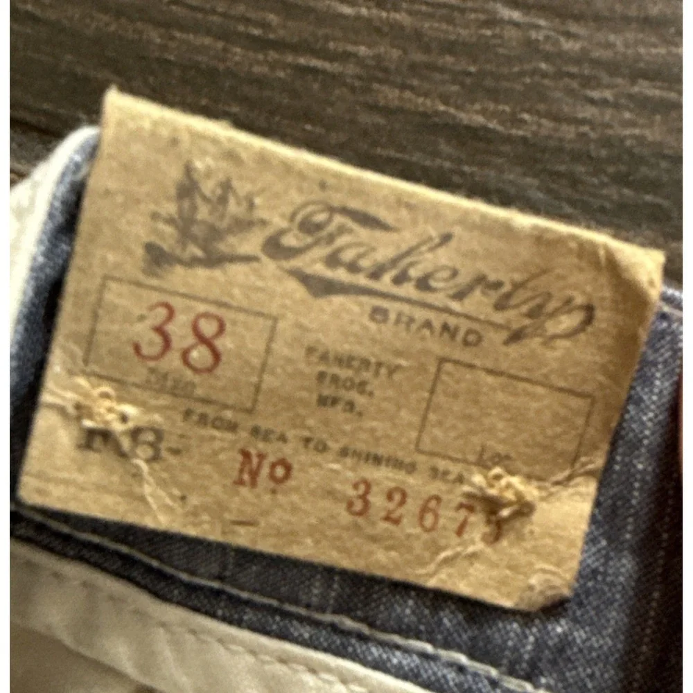 Faherty Linen Shorts Men 38 Tan Summer Lightweight 10